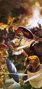 Leonidas en zijn troepen vechten tot het einde