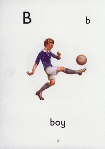 Letter B, jongen door English School