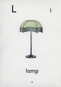 Letter L, lamp door English School