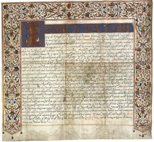 Brief aan Sultan Osman Han van koning James VI & I door English School