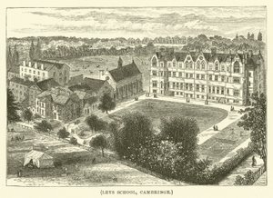 Leys School, Cambridge (gravure) door English School