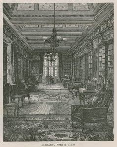 Bibliotheek, noordelijk uitzicht, Holland House
