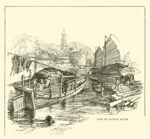 Leven op de Canton-rivier
