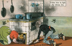 De keukenhaard aansteken door English School
