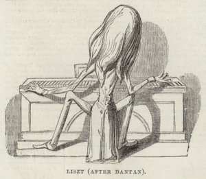 Liszt (naar Dantan) door English School