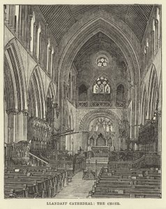Llandaff-kathedraal, het koor door English School