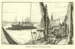 London Brug vanaf de Toren door English School