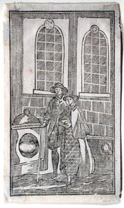 London Stone, Cannon Street, ca. 1700 door English School