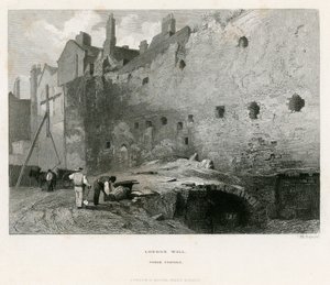 London Wall, Tower Postern door English School