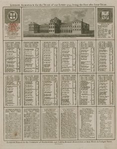 Londense almanak voor het jaar des Heren 1793 door English School