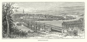 Londonderry (gravure) door English School