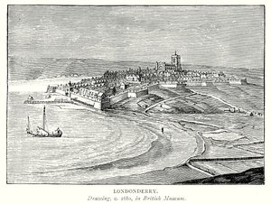 Londonderry (gravure) door English School