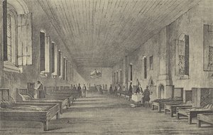 Lange kamer, 1844 (gravure)