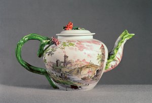 Longton Hall theepot, c.1755