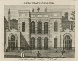 Huis van Lord Cathcart in Whitehall