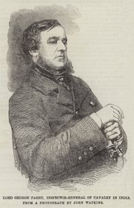 Lord George Paget, Inspecteur-Generaal van de Cavalerie in India door English School