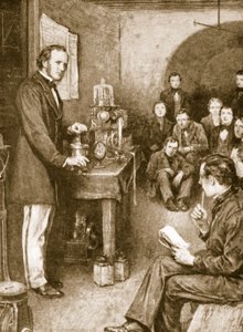 Lord Kelvin begon zijn wetenschappelijk onderzoek in Glasgow in een wijnkelder die hij ombouwde tot laboratorium door English School