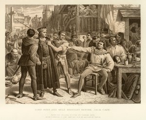 Lord Saye en Sele voor Jack Cade gebracht