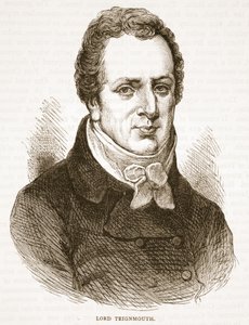 Lord Teignmouth, illustratie uit Cassells Geïllustreerde Geschiedenis van India door James Grant, uitgegeven 1879 door English School