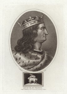 Lodewijk IX van Frankrijk door English School
