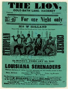 Louisiana Serenaders bij de Leeuw, Hackney door English School