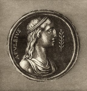 Lucius Apuleius, uit het frontispice van The Story of Cupid and Psyche door Lucius Apuleius, gepubliceerd in 1903 door English School