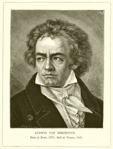 Ludwig Van Beethoven door English School