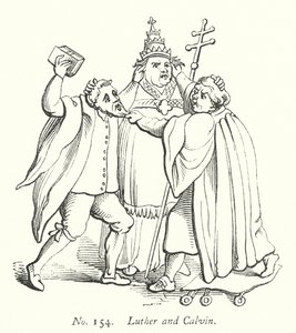 Luther en Calvijn door English School