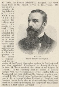 M Pavie, Franse minister in Bangkok
