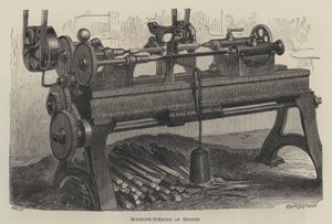 Machinaal draaien van spaken door English School