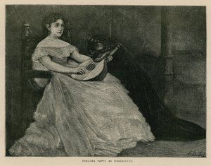 Madame Adelina Patti, operazangeres, als Desdemona