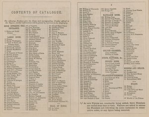 Madame Tussaud & Sons Tentoonstellingscatalogus voor 1875 door English School