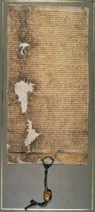 Magna Carta, de definitieve versie uitgegeven in 1225 door Hendrik III door English School