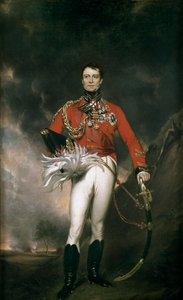 Generaal-majoor Sir James Kempt, ca. 1824 door English School