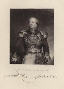 Generaal-majoor Sir Archibald Campbell door English School