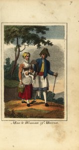 Man en vrouw uit Murcia, Spanje