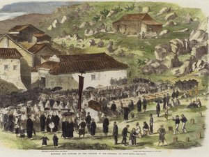 Manieren en gewoonten van de Chinezen in 1859 door English School