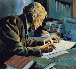 Vele jaren later schreef Darwin zijn boek De oorsprong der soorten door English School