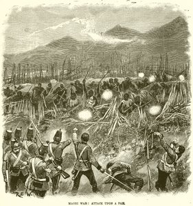 Maori Oorlog: Aanval op een Pah