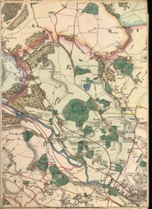 Kaart met Tolhuis, Morris Lane, Kirkstall, West Yorkshire door English School