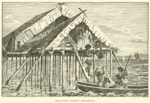 Maracaibo Indianen die inschepen