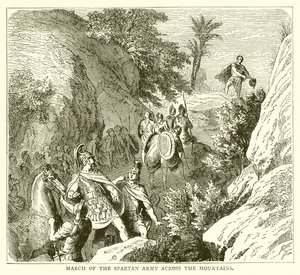 Mars van het Spartaanse Leger over de Bergen