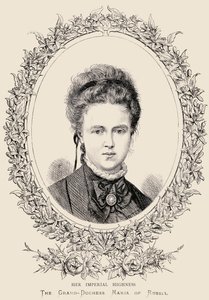 Maria Alexandrovna (1853-1920) Haar Keizerlijke Hoogheid De Groothertogin van Rusland door English School