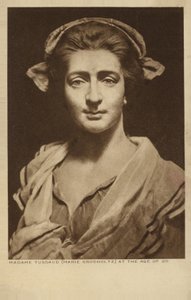 Marie Tussaud, Franse kunstenares en wassenbeeldenkunstenares (litho)