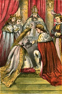 Huwelijk van de markies en prinses door English School