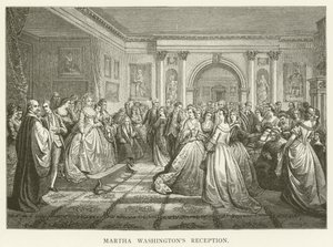 Ontvangst van Martha Washington door English School