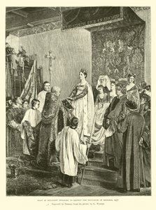 Maria van Bourgondië zweert de privileges van Brussel te respecteren, 1477 door English School