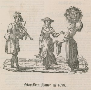 Meidans in 1698 door English School