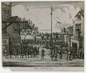 May Fair in 1716 door English School