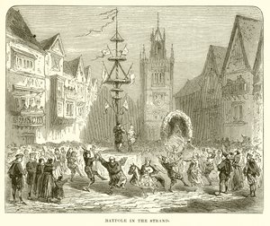 Meiboom in de Strand door English School